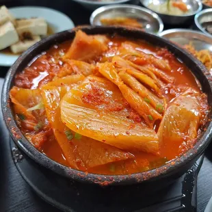 돼지지갈비 김치찌개