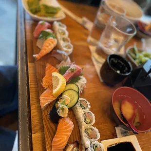 Chefs choice sushi and sashimi