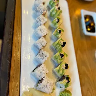 Rambada and Philadelphia rolls.