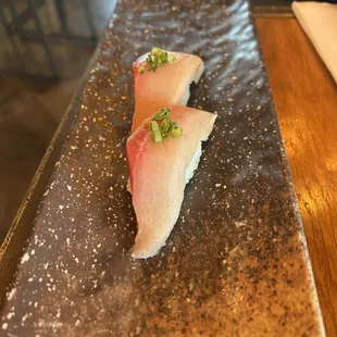 Yellowtail nigiri