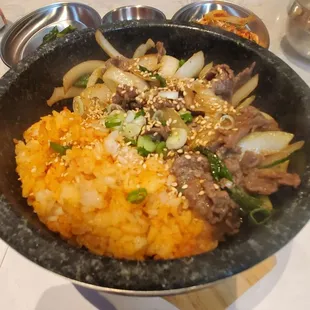Stone Hot Pot Beef Bulgogi