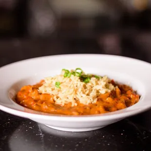Experience a taste of New Orleans when you order our  fan favorite and VERY flavorful dish of Crawfish Étouffée!