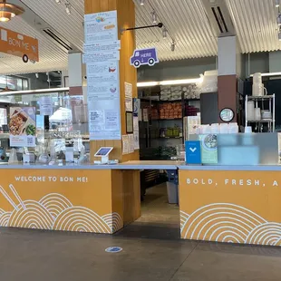 the food counter