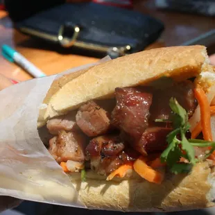 bbq pork sandwich