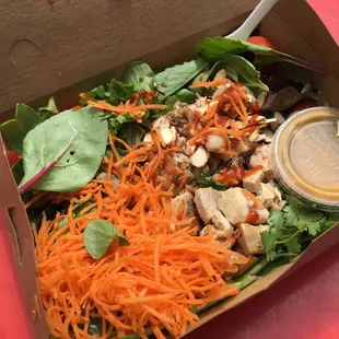Salad with chicken