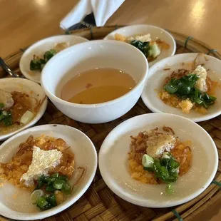 a variety of dishes