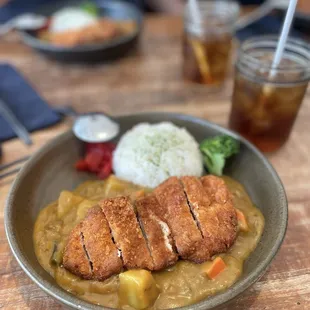 Katsucurry rice