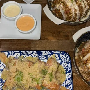 Voodoo Roll and Chicken Fried Rice