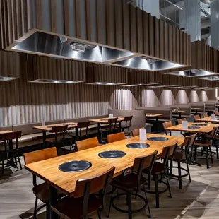 interior, sushi and sashimi