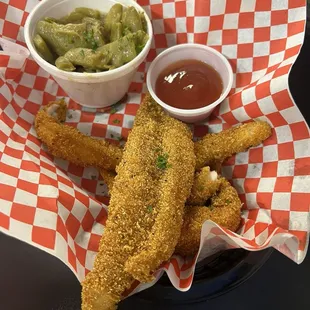 Fried Catfish, Green Beans