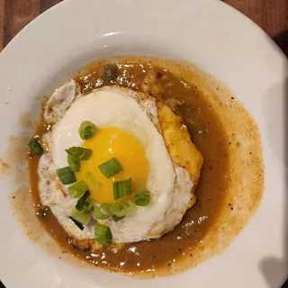 Grits and Alligator Grillades