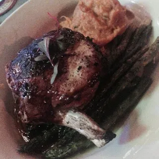 Boudin Stuffed Pork Chop