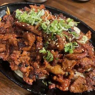 Spicy BBQ pork. BOMB!!!