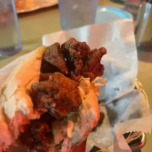 Nashville hot po boy