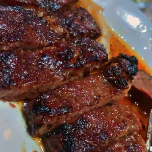 Bon Ton Cajun Steak. 12oz ribeye, seasoned PERFECTLY.