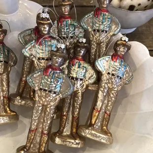 Glass Ornaments for Holiday decorating.