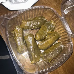 Grape leaves (Dolmas)
