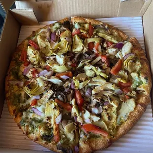 Chicken Pesto Pizza