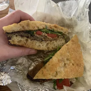 Mediterranean Eggplant Sandwich