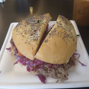 Purple Rain BBQ Sandwich