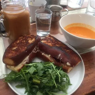 Grilled Cheese and Tomato Soup