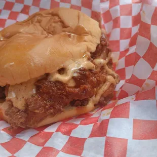 Fried chicken sandwich
