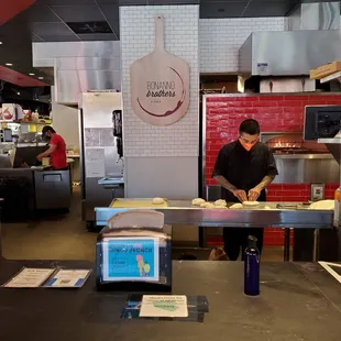 a chef preparing food