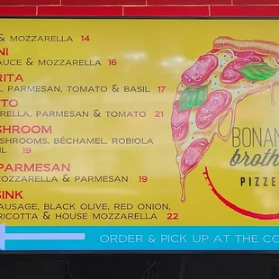 Menu Board  07-01-2023