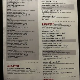 Menu Back