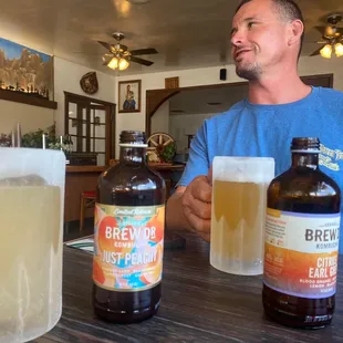 Ice cold kombucha