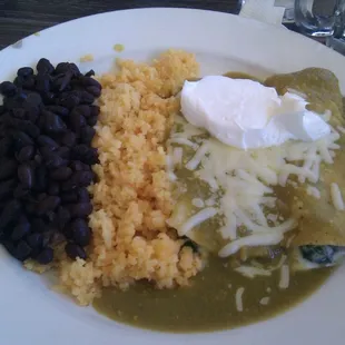 Spinach Enchiladas