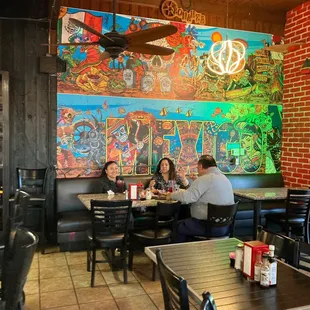 two people sitting at a table