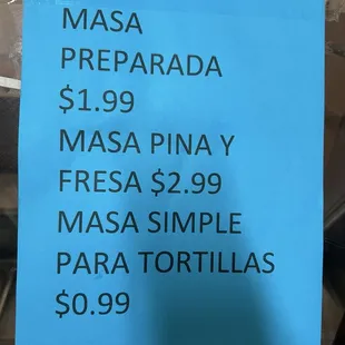 Prepared masa for your tamale game!