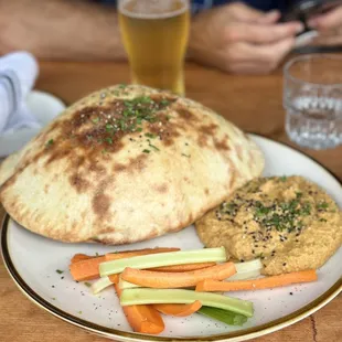 a plate of food on a table