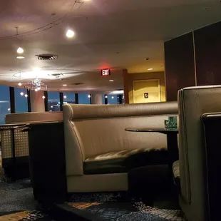 Quiet lounge view (hopefully it gets busier in time once people find its open again)!