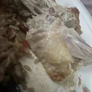 Raw chicken from bonchon!