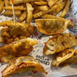 Sweet chili and spicy dumplings