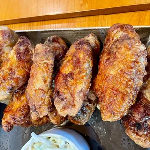 Soy garlic wings