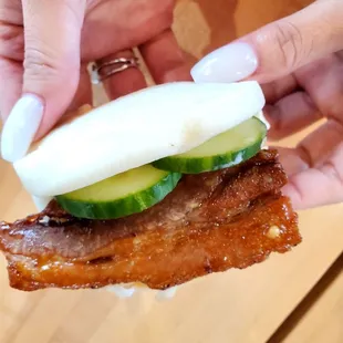 Pork belly bao