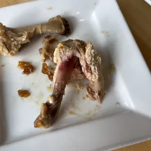 Raw chicken