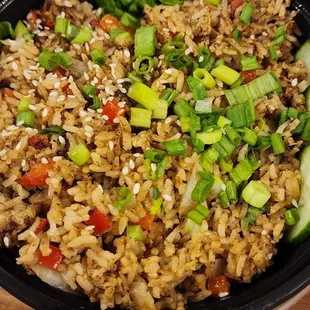 Plain fried rice