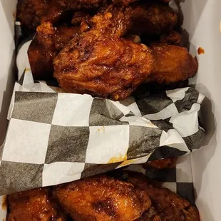Half korean bbq, half spicy flavored
