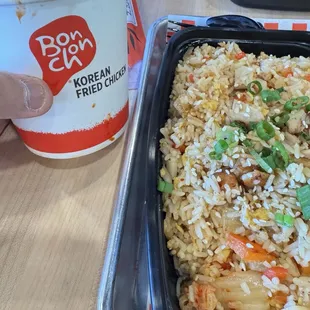 Kimchi fried rice Ava&apos;s fresh kimchi