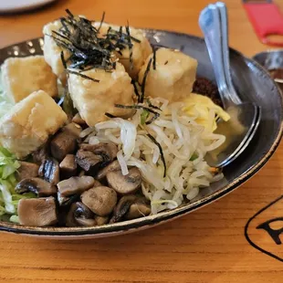 Bibimbap with Fried Tofu