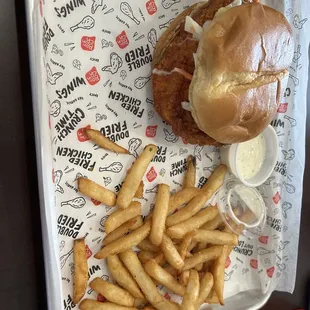 Spicy chicken sandwich