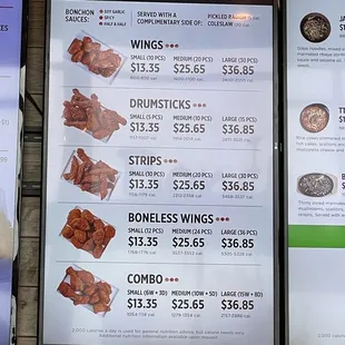 2021 menu