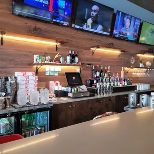 interior, sushi and sashimi