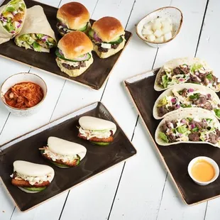 a variety of tasty looking food items