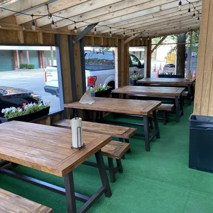 Outdoor seating