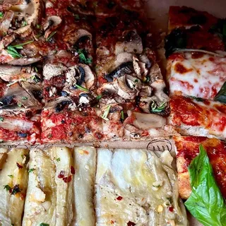 Spicy Eggplant Pizza